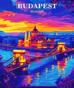 Budapest Poster Diamond Painting