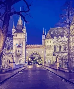 Budapest Vajdahunyad Castle Diamond Painting