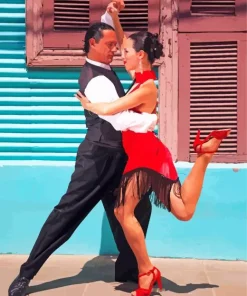 Buenos Aires Tango Dancers Diamond Painting