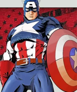Buff Captain America Diamond Painting
