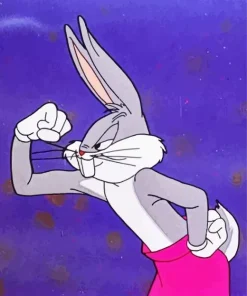 Bugs Bunny Flexing Diamond Painting