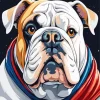 Bulldog Face Diamond Painting