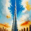 Burj Khalifa Dubai Diamond Painting