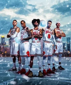 Chicago Bulls Players Diamond Painting