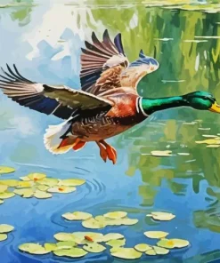 Flying Duck Diamond Painting