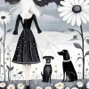 Folk Art Dog Diamond Painting