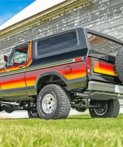 Ford Bronco Car Diamond Painting