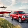 Ford Pickup Red Diamond Painting