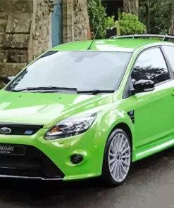 Ford Rs Green Car Diamond Painting