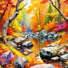 Forest Fall Art Diamond Painting