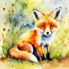 Fox Baby Art Diamond Painting