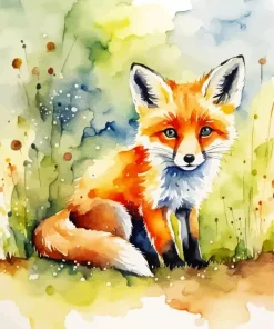 Fox Baby Art Diamond Painting