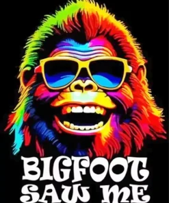 Funny Bigfoot Diamond Painting