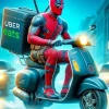 Funny Deadpool Art Diamond Painting