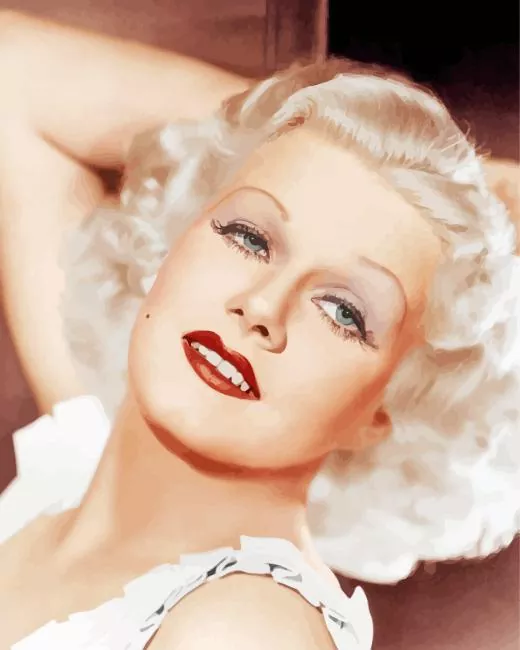 jean harlow Dimaond By Numbers Jean Harlow Diamond Painting