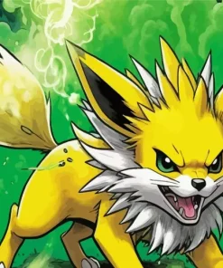 Jolteon Pokemon Character Diamond Painting