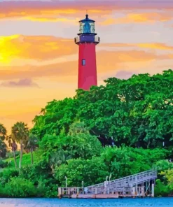 Jupiter Inlet Lighthouse Diamond Painting