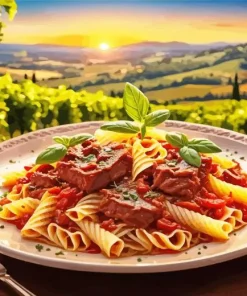 Pasta In Italy Diamond Painting