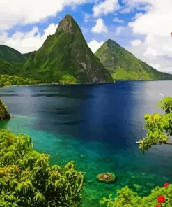 Saint Lucia In The Caribbean Diamond Painting