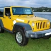 Yellow Jeep Wrangler Car Diamond Painting