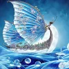 Butterfly Boat Diamond Painting