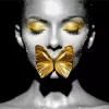 Butterfly On Lips Diamond Painting