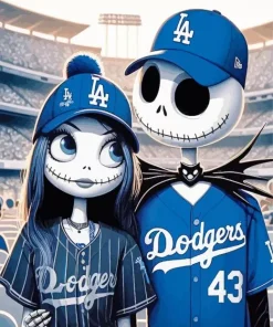 Jack Skellington And Girlfriend Diamond Painting