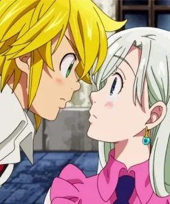 Elizabeth And Meliodas Diamond Painting
