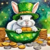 Leprechaun Rabbit Diamond Painting