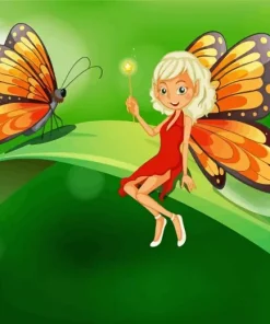 Butterfly Fairy Diamond Painting