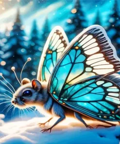 Fantasy Butterfly Mouse Diamond Painting