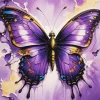 Purple Butterfly Diamond Painting