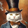 Aesthetic Gentleman Animal Diamond Painting