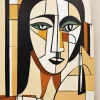 Aesthetic Geometric Art Face Diamond Painting