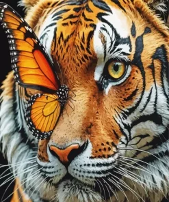 Butterfly Tiger Diamond Painting