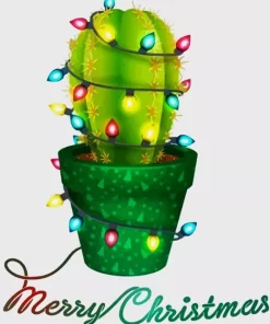 Cactus Christmas Sayings Diamond Painting