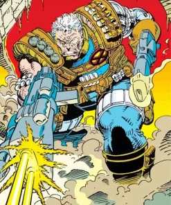 Cartoon Cable In X Men Diamond Painting
