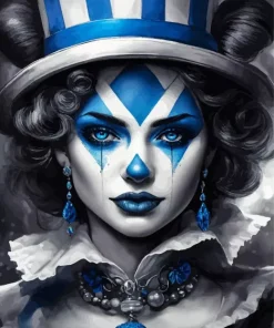 Clown Girl Diamond Painting