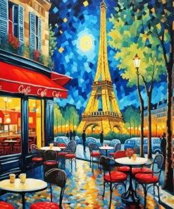 Coffee In Paris Diamond Painting