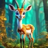 Cute Gazelle Diamond Painting
