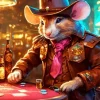 Gambler Mouse Diamond Painting