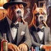 Gangster Dogs Diamond Painting