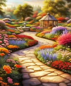 Garden Path Art Diamond Painting