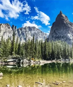 Lone Lake Diamond Painting