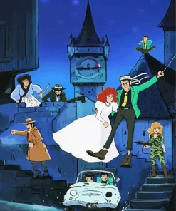 Lupin The Third The Castle Of Cagliostro Diamond Painting