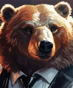 Mafia Bear Diamond Painting