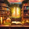 Magic Library Diamond Painting