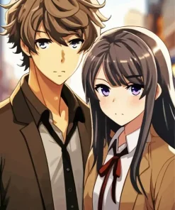 Mai And Sakuta Diamond Painting