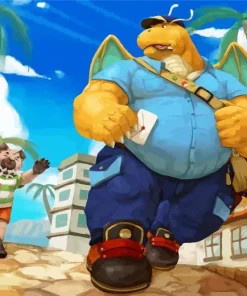 Mailman Dragonite Diamond Painting