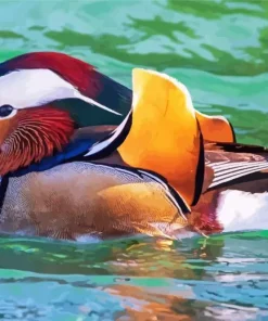 Mandarin Duck Diamond Painting